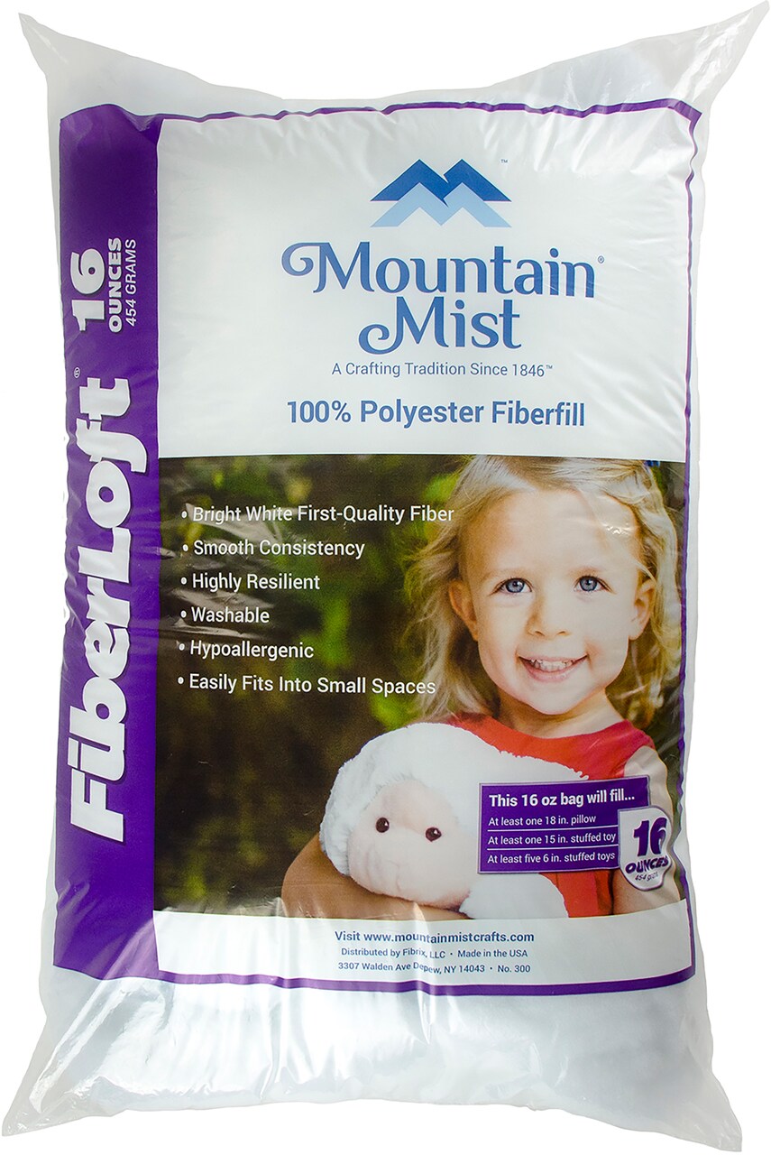 Mountain Mist Fiberloft Polyester Stuffing-16Oz